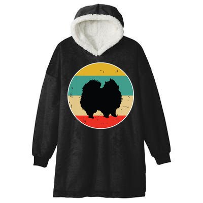 Pomeranian Dog Hooded Wearable Blanket