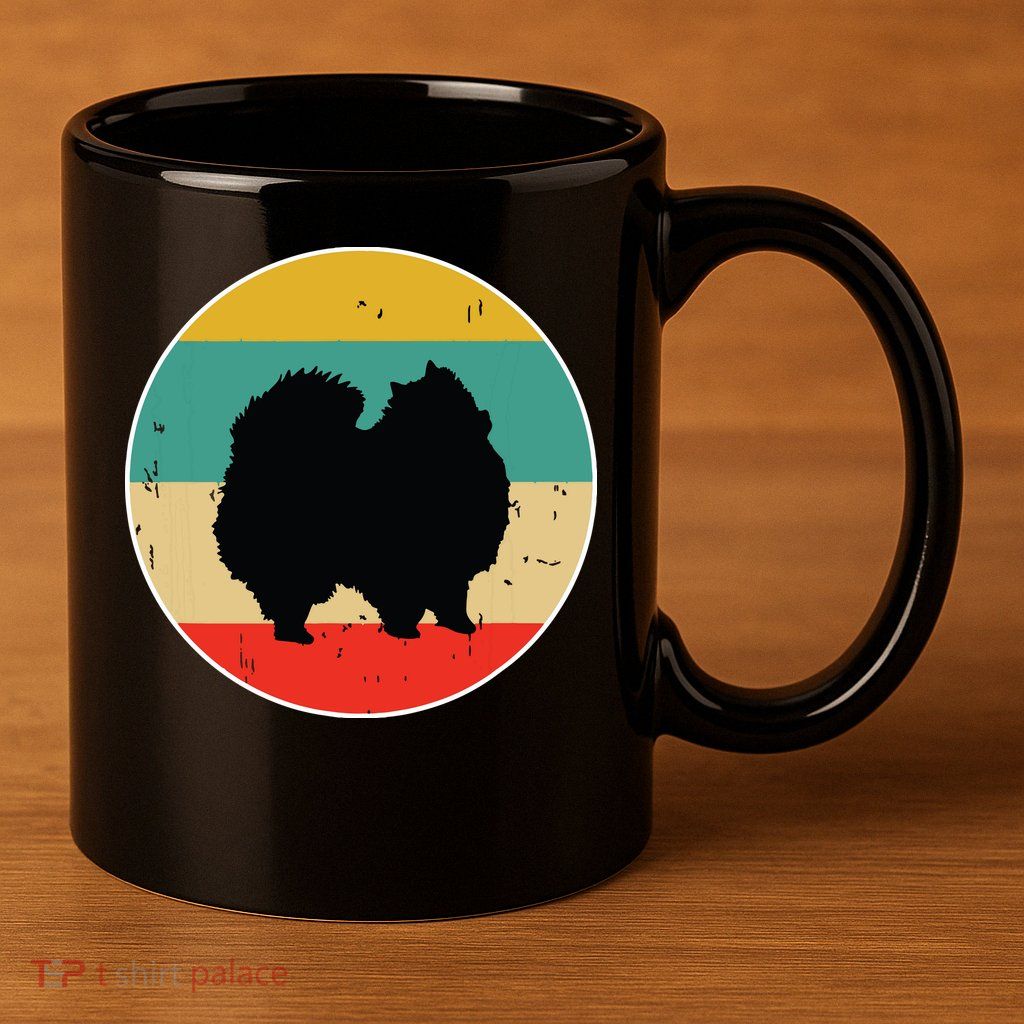Pomeranian Dog 11oz C Handle Ceramic Mug