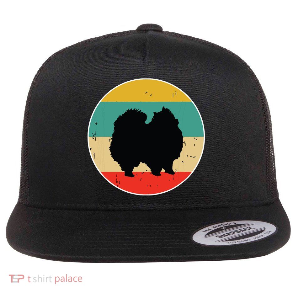 Pomeranian Dog Flatbill Hat