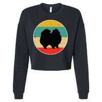 Pomeranian Dog Cropped Pullover Crew