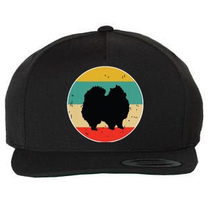 Pomeranian Dog Wool Snapback Cap