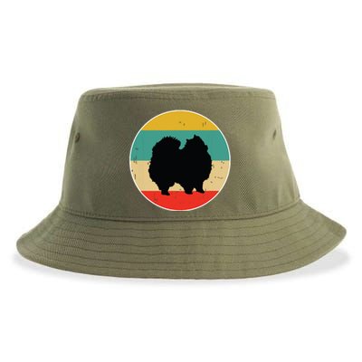 Pomeranian Dog Sustainable Bucket Hat