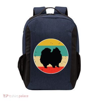 Pomeranian Dog Vector Backpack