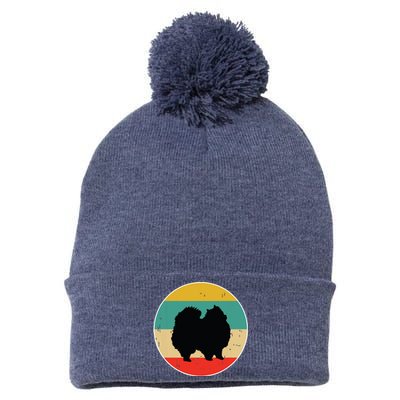 Pomeranian Dog Pom Pom 12in Knit Beanie