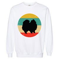 Pomeranian Dog Garment-Dyed Sweatshirt