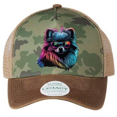 Pomeranian Dogs Pomeranians Legacy Tie Dye Trucker Hat