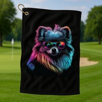 Pomeranian Dogs Pomeranians Golf Towel