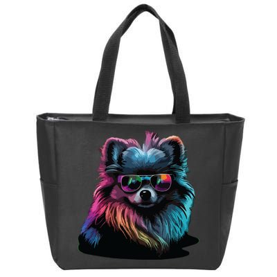 Pomeranian Dogs Pomeranians Zip Tote Bag