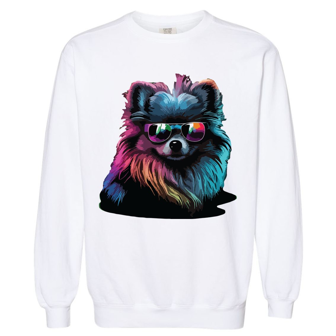 Pomeranian Dogs Pomeranians Garment-Dyed Sweatshirt
