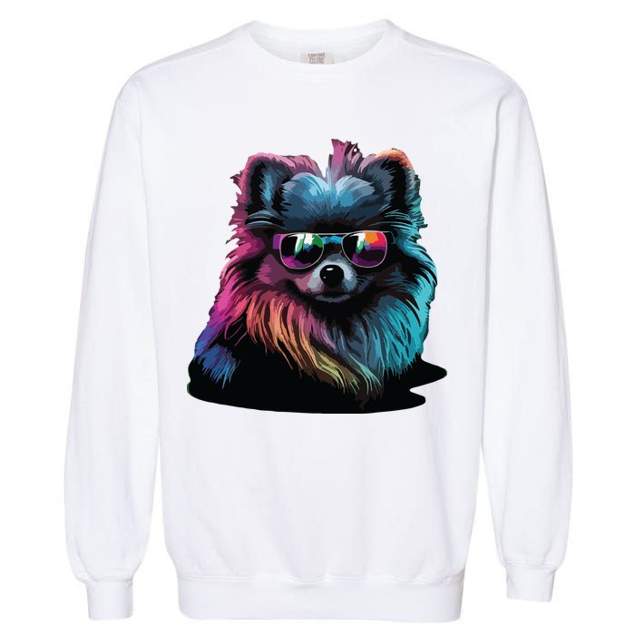Pomeranian Dogs Pomeranians Garment-Dyed Sweatshirt