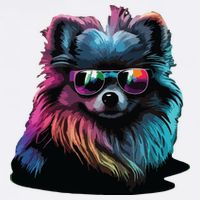 Pomeranian Dogs Pomeranians Garment-Dyed Sweatshirt