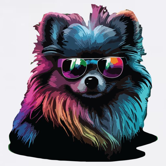 Pomeranian Dogs Pomeranians Garment-Dyed Sweatshirt