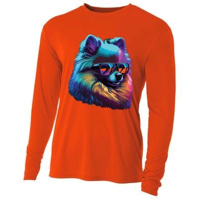 Pomeranian Dogs Pomeranians Cooling Performance Long Sleeve Crew