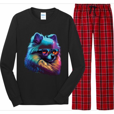 Pomeranian Dogs Pomeranians Long Sleeve Pajama Set