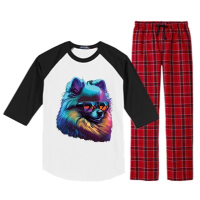 Pomeranian Dogs Pomeranians Raglan Sleeve Pajama Set