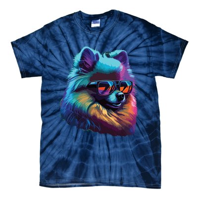 Pomeranian Dogs Pomeranians Tie-Dye T-Shirt