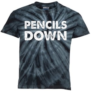 Pencils Down Kids Tie-Dye T-Shirt