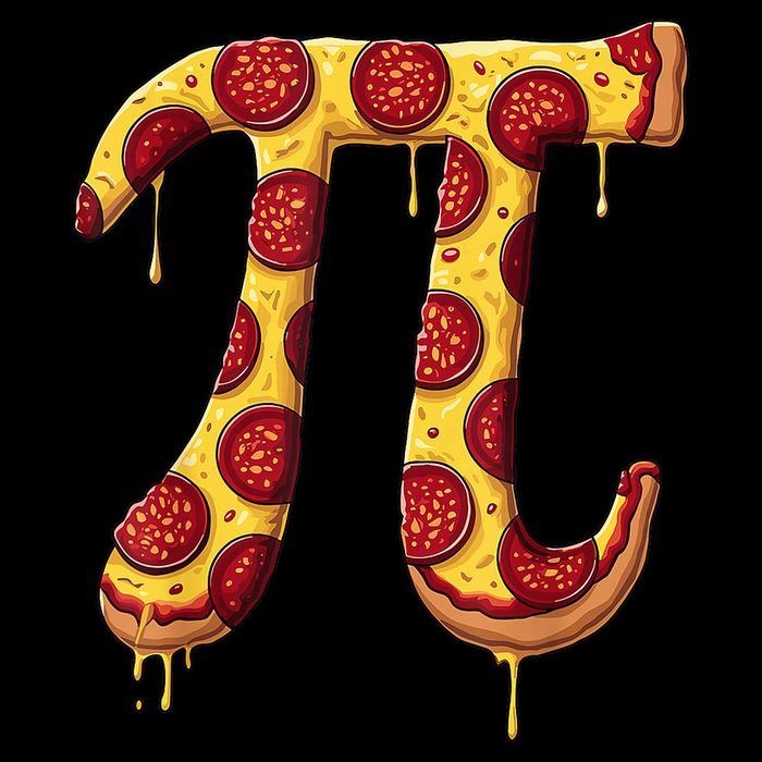 Pi Day Pizza Pepperoni Pi Symbol For Math Lover Pi Day Drawstring Bag