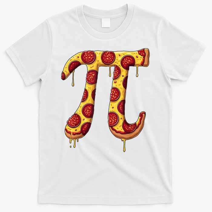 Pi Day Pizza Pepperoni Pi Symbol For Math Lover Pi Day T-Shirt