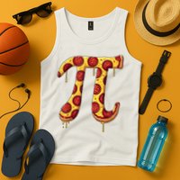 Pi Day Pizza Pepperoni Pi Symbol For Math Lover Pi Day Tank Top