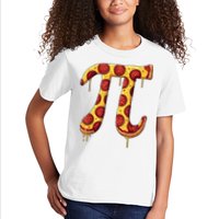 Pi Day Pizza Pepperoni Pi Symbol For Math Lover Pi Day Kids T-Shirt