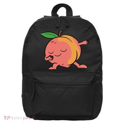 Peach Dabbing Peach Fruit Love Peaches 16 in Basic Backpack