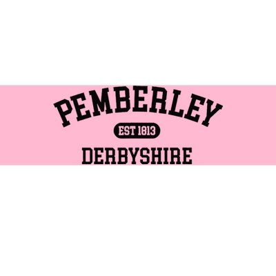 Pemberley Derbyshire Pride And Prejudice 1813 Jane Austen Bumper Sticker