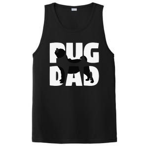 Pug Dad Pug Gift Father Dog Dad PosiCharge Competitor Tank