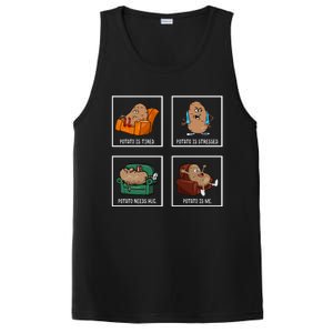 Potato Day Pun Meme Cute Yam Vegan Vegetarian Vegetable Gift PosiCharge Competitor Tank