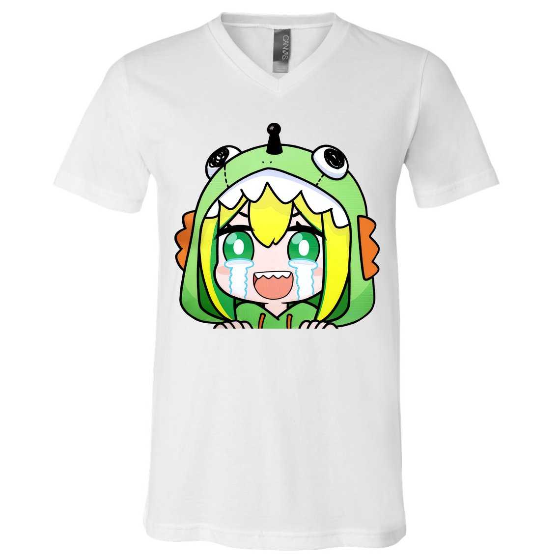Pikamee Dino V-Neck T-Shirt