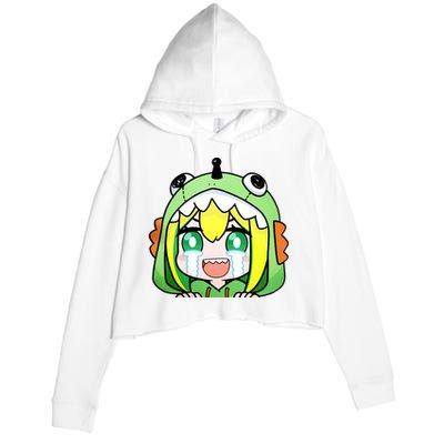 Pikamee Dino Crop Fleece Hoodie