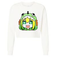 Pikamee Dino Cropped Pullover Crew