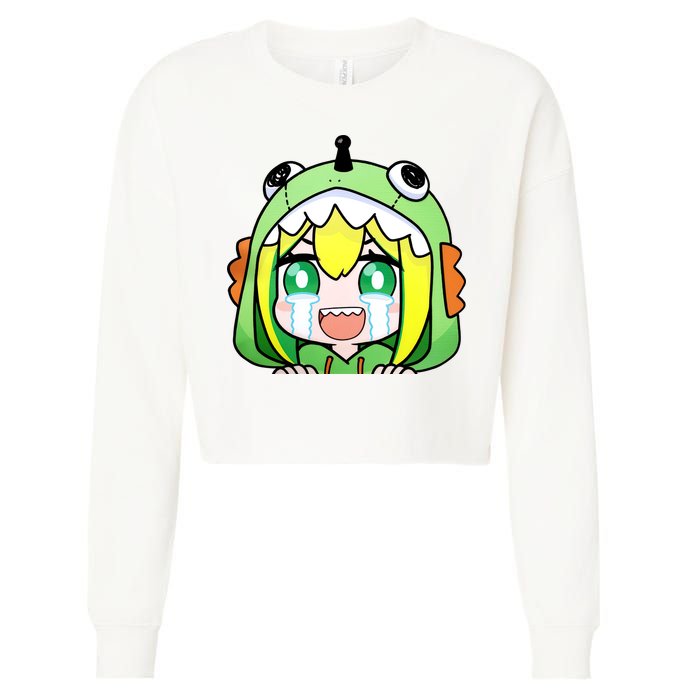 Pikamee Dino Cropped Pullover Crew
