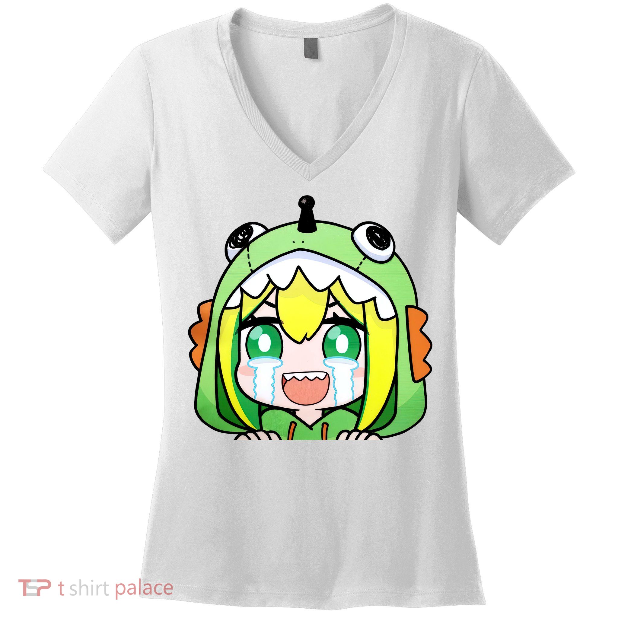 Pikamee Dino Women's V-Neck T-Shirt