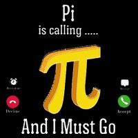 Pi Day – Pi Is Calling And I Must Go Funny Math Lover. .Png Daily Commute Backpack