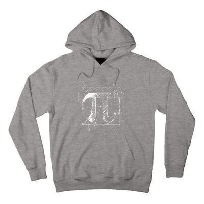 Pi Day Pi Symbol Funny Math Teacher Tall Hoodie