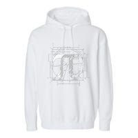 Pi Day Pi Symbol Funny Math Teacher Garment-Dyed Fleece Hoodie