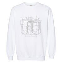 Pi Day Pi Symbol Funny Math Teacher Garment-Dyed Sweatshirt