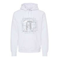 Pi Day Pi Symbol Funny Math Teacher Premium Hoodie