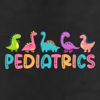 Pediatrics Dinosaurs Peds Nurse Crew Appreciation Pediatric 7 Panel Mesh Trucker Snapback Hat