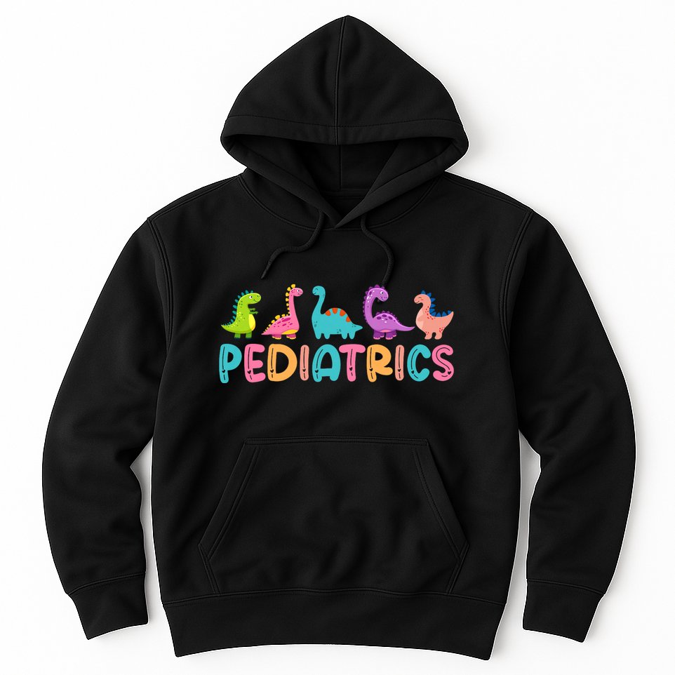 Pediatrics Dinosaurs Peds Nurse Crew Appreciation Pediatric Hoodie