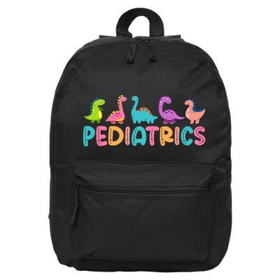 Pediatrics Dinosaurs Peds Nurse Crew Appreciation Pediatric 16 in Basic Backpack