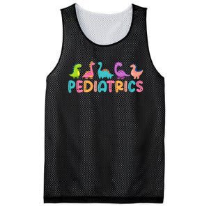 Pediatrics Dinosaurs Peds Nurse Crew Appreciation Pediatric Mesh Reversible Basketball Jersey Tank