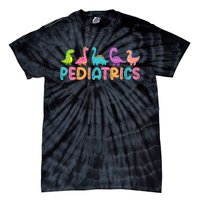 Pediatrics Dinosaurs Peds Nurse Crew Appreciation Pediatric Tie-Dye T-Shirt