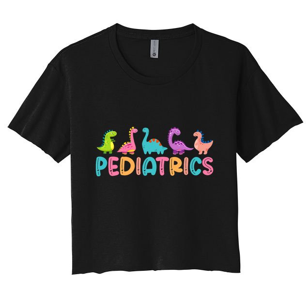 Pediatrics Dinosaurs Peds Nurse Crew Appreciation Pediatric Crop Top