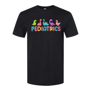 Pediatrics Dinosaurs Peds Nurse Crew Appreciation Pediatric Softstyle CVC T-Shirt