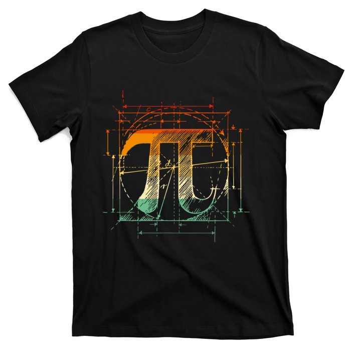 Pi Day Pi Symbol Funny Math Teacher T-Shirt