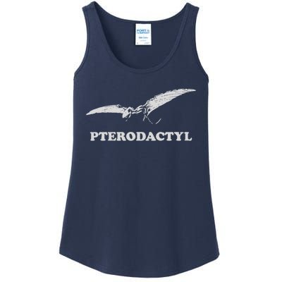 Pterodactyl Dinosaur Ladies Essential Tank