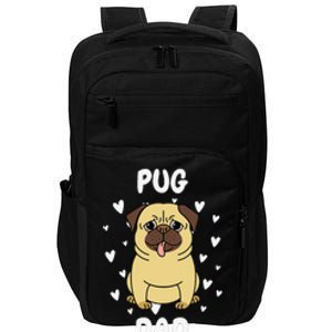 Pug Dad Papa Daddy Pa Father For Father’s Day Impact Tech Backpack