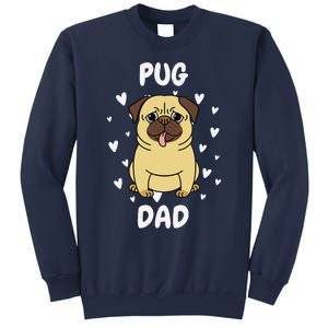 Pug Dad Papa Daddy Pa Father For Father’s Day Sweatshirt